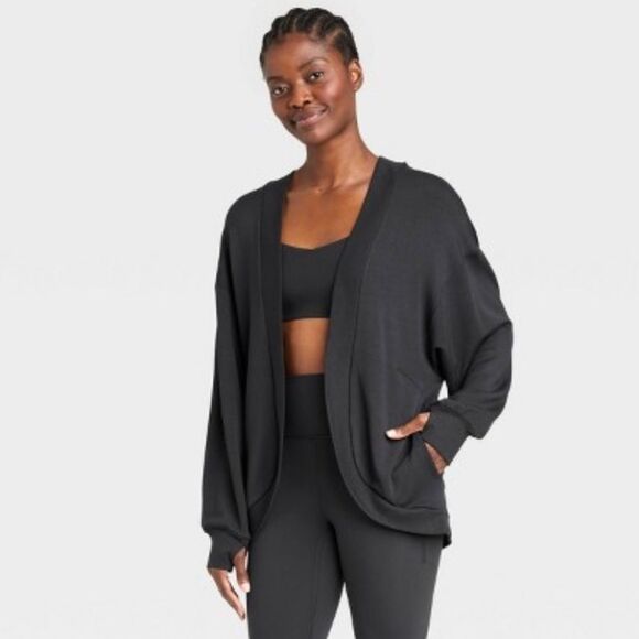 NWT Old Navy Active Small petite gray cardigan pullover - Picture 1 of 6